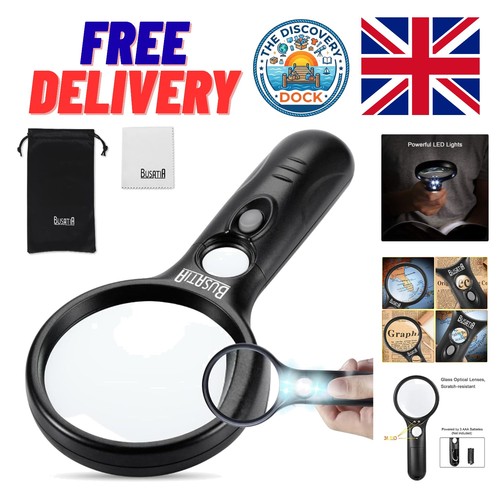 Magnifying glass with led - glass,
