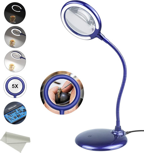 Dimmable magnifying lamp - magnifying,