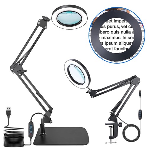 Desktop magnifying glass with - magnifying,