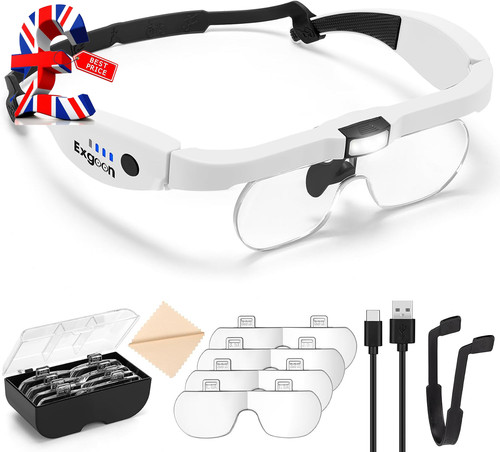 Magnifying glass with light - magnifying,