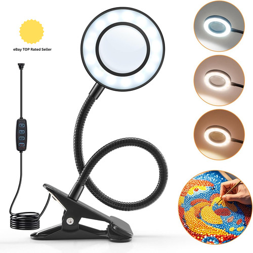Magnifying glass with - glass, light