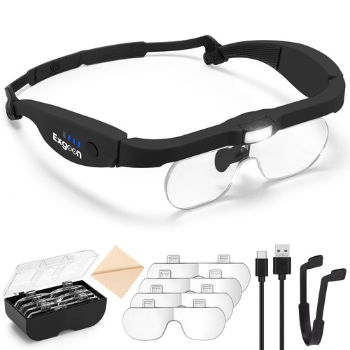 Magnifying glass with light - magnifying,