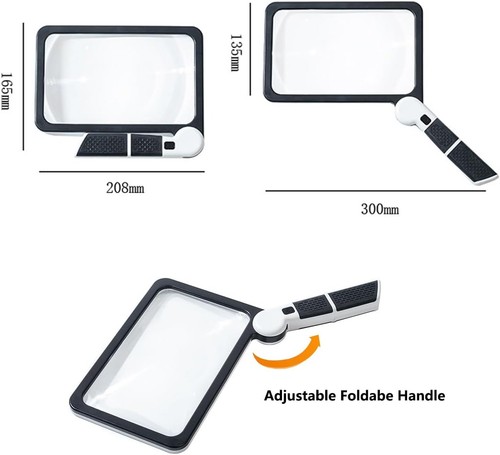 Magnifying glass foldable - glass,