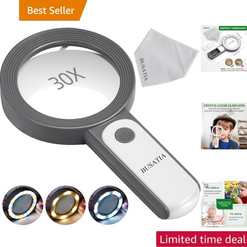 30x handheld magnifying glass - handheld,