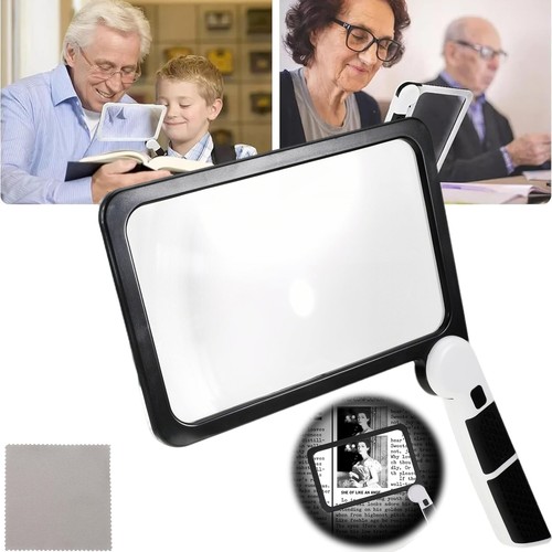 Magnifying glass with - with, light