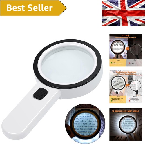 Ergonomic magnifying glass - 3x,