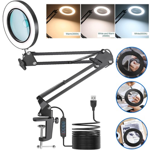 Desktop magnifying glass with - magnifying,