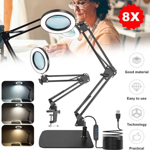 Desktop magnifying glass - magnifying, with