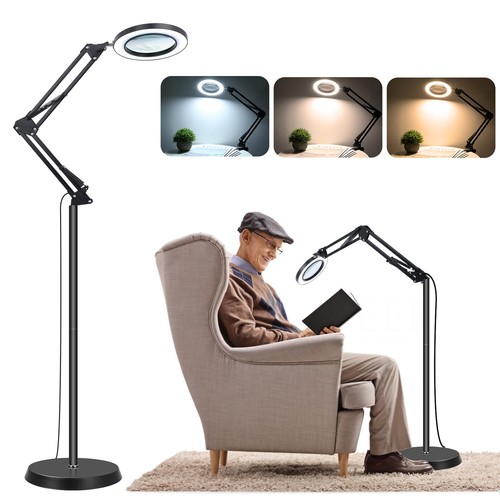 10x magnifying glass with - glass,
