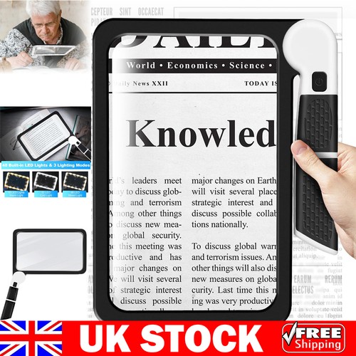 Magnifying glass with light - glass,