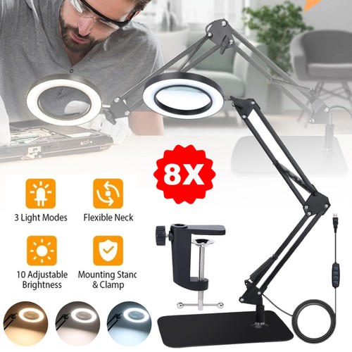 Desktop magnifying glass with - desktop,
